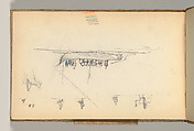 Sketchbook, Louis C. Tiffany (American, New York 1848–1933 New York), Graphite, pastel, watercolor, and crayon on paper, American