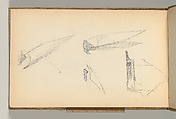 Sketchbook, Louis C. Tiffany (American, New York 1848–1933 New York), Graphite, pastel, watercolor, and crayon on paper, American