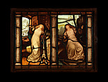 The Lady of Shalott stained glass window, Matthys Maris (Dutch, The Hague 1839–1917 London), Stained glass, American or English