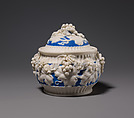 Powder Jar, Parian porcelain, American