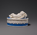 Box, Parian porcelain, American