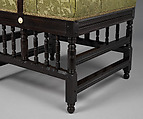 Armchair, Ebony and ivory, American