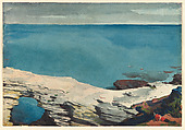 Natural Bridge, Bermuda, Winslow Homer (American, Boston, Massachusetts 1836–1910 Prouts Neck, Maine), Watercolor and graphite on white wove paper, American