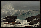 Maine Coast, Winslow Homer (American, Boston, Massachusetts 1836–1910 Prouts Neck, Maine), Oil on canvas, American