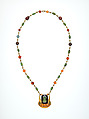 Necklace, Designed by Louis C. Tiffany (American, New York 1848–1933 New York), Alexandrite, semi-precious stones, gold, American