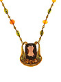 Necklace, Designed by Louis C. Tiffany (American, New York 1848–1933 New York), Alexandrite, semi-precious stones, gold, American