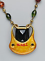 Necklace, Designed by Louis C. Tiffany (American, New York 1848–1933 New York), Alexandrite, semi-precious stones, gold, American