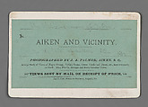 "The Wilde Woman of Aiken," from the "Aiken and Vicinity" series, James A. Palmer (Irish-American, 1825–1896), Albumen silver print from glass negative, American