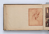 Scrapbook, John Singer Sargent (American, Florence 1856–1925 London), Album containing ephemera and drawings (pencil and gouache on paper), American