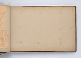 Scrapbook, John Singer Sargent (American, Florence 1856–1925 London), Album containing ephemera and drawings (pencil and gouache on paper), American