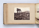 Scrapbook, John Singer Sargent (American, Florence 1856–1925 London), Album containing ephemera and drawings (pencil and gouache on paper), American