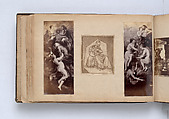 Scrapbook, John Singer Sargent (American, Florence 1856–1925 London), Album containing ephemera and drawings (pencil and gouache on paper), American