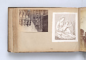Scrapbook, John Singer Sargent (American, Florence 1856–1925 London), Album containing ephemera and drawings (pencil and gouache on paper), American