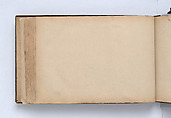 Scrapbook, John Singer Sargent (American, Florence 1856–1925 London), Album containing ephemera and drawings (pencil and gouache on paper), American
