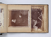 Scrapbook, John Singer Sargent (American, Florence 1856–1925 London), Album containing ephemera and drawings (pencil and gouache on paper), American