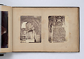 Scrapbook, John Singer Sargent (American, Florence 1856–1925 London), Album containing ephemera and drawings (pencil and gouache on paper), American