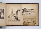 Scrapbook, John Singer Sargent (American, Florence 1856–1925 London), Album containing ephemera and drawings (pencil and gouache on paper), American