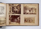 Scrapbook, John Singer Sargent (American, Florence 1856–1925 London), Album containing ephemera and drawings (pencil and gouache on paper), American