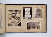 Scrapbook, John Singer Sargent (American, Florence 1856–1925 London), Album containing ephemera and drawings (pencil and gouache on paper), American