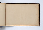 Scrapbook, John Singer Sargent (American, Florence 1856–1925 London), Album containing ephemera and drawings (pencil and gouache on paper), American