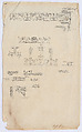 Scrapbook, John Singer Sargent (American, Florence 1856–1925 London), Album containing ephemera and drawings (pencil and gouache on paper), American