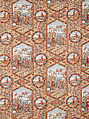 Thirteen-patch block quilt with Japanesque backing fabric, Unknown Maker, American, Cotton, American