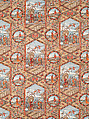 Thirteen-patch block quilt with Japanesque backing fabric, Unknown Maker, American, Cotton, American