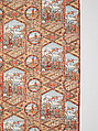 Thirteen-patch block quilt with Japanesque backing fabric, Unknown Maker, American, Cotton, American