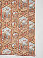 Thirteen-patch block quilt with Japanesque backing fabric, Unknown Maker, American, Cotton, American