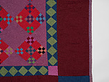 Amish Double Nine-patch quilt, Unknown Amish Maker, Lancaster County, Pennsylvania, United States, Wool and cotton, American