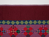 Amish Double Nine-patch quilt, Unknown Amish Maker, Lancaster County, Pennsylvania, United States, Wool and cotton, American