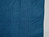 Nine-patch Postage Stamp quilt, Unknown maker, American, probably Pennsylvania, Cotton, silk, and wool, American