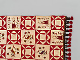 Pictorial Quilt, Euphemia Kichlein (American, Bucks County, Pennsylvania 1818–1885), Cotton, wool and silk, American