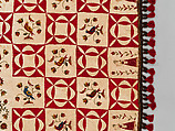 Pictorial Quilt, Euphemia Kichlein (American, Bucks County, Pennsylvania 1818–1885), Cotton, wool and silk, American