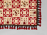 Pictorial Quilt, Euphemia Kichlein (American, Bucks County, Pennsylvania 1818–1885), Cotton, wool and silk, American