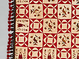 Pictorial Quilt, Euphemia Kichlein (American, Bucks County, Pennsylvania 1818–1885), Cotton, wool and silk, American