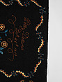 Embroidered blanket, Polly Delano (American, Rochester, Massachusetts 1795-1864 Plymouth, Massachusetts), Wool, American