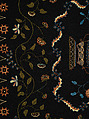 Embroidered blanket, Polly Delano (American, Rochester, Massachusetts 1795-1864 Plymouth, Massachusetts), Wool, American