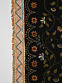 Embroidered blanket, Polly Delano (American, Rochester, Massachusetts 1795-1864 Plymouth, Massachusetts), Wool, American