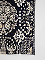 Coverlet, Unknown weaver, Wool and cotton, double cloth, American