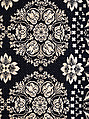 Coverlet, Unknown weaver, Wool and cotton, double cloth, American