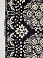 Coverlet, Unknown weaver, Wool and cotton, double cloth, American