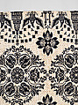 Coverlet, Unknown weaver, Wool and cotton, double cloth, American