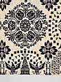 Coverlet, Unknown weaver, Wool and cotton, double cloth, American