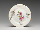 Plate, Union Porcelain Works (1863–1922), Porcelain, American