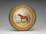 Cabinet Plate, Manufactured by Lenox, Incorporated (American, Trenton, New Jersey, established 1889), Ceramic, porcelain, enamel decoration, and gold, American