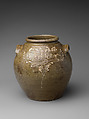Unrecorded  Edgefield District potter (American), Alkaline-glazed stoneware with kaolin slip, American