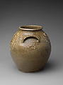 Unrecorded  Edgefield District potter (American), Alkaline-glazed stoneware with kaolin slip, American