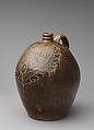 Unrecorded  Edgefield District potter (American), Alkaline-glazed stoneware with kaolin and iron slip, American