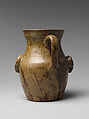 Unrecorded  Edgefield District potter (American), Alkaline-glazed stoneware with kaolin, American